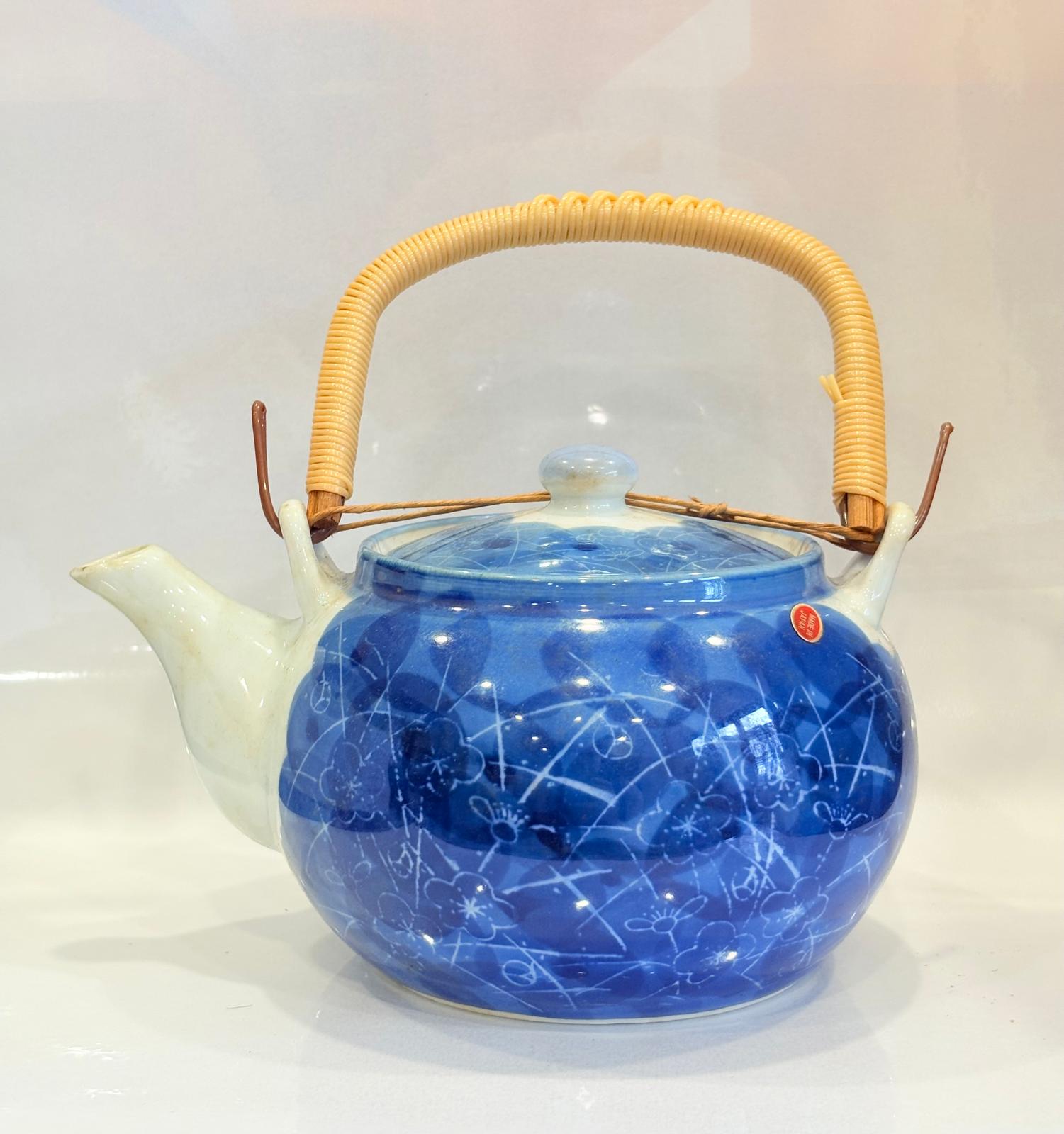 Procelain Japanese Pot Blue Single